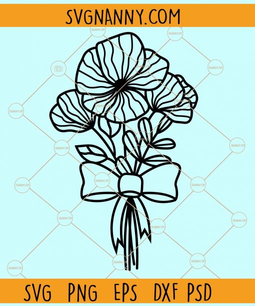 Floral bouquet svg