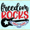 Freedom rocks svg