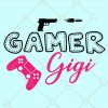 Gamer gigi svg