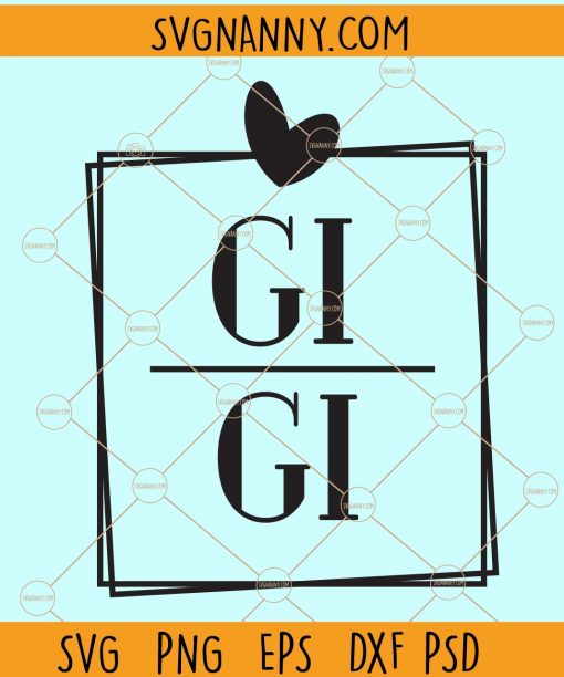 Gigi square frame svg