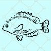 Gone fishing in heaven svg