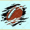 Grunge football svg