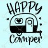 Happy camper trailer svg