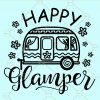Happy glamper svg
