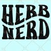 Herb nerd svg