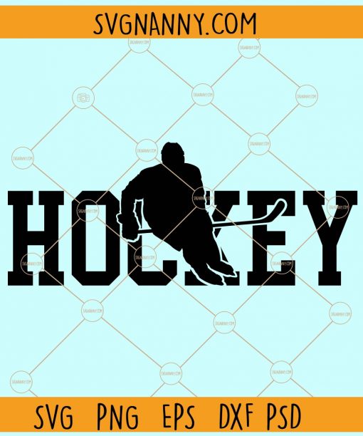 Ice hockey player svg