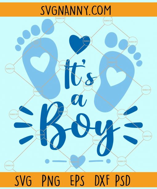 It's a boy svg