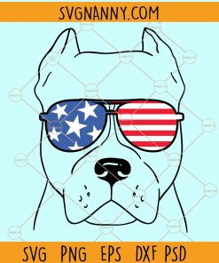 July 4th pitbull svg