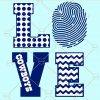 Love cowboys with fingerprint svg