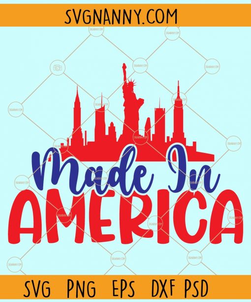 Made in America Statue of Liberty svg