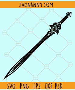 Medieval sword clipart svg