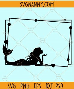 Mermaid rectangle frame svg