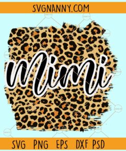 Mimi leopard svg