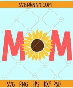 Mom sunflower svg