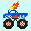 Monster truck clipart svg