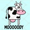 Moody cow svg