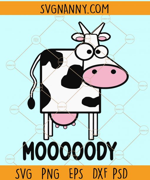 Moody cow svg