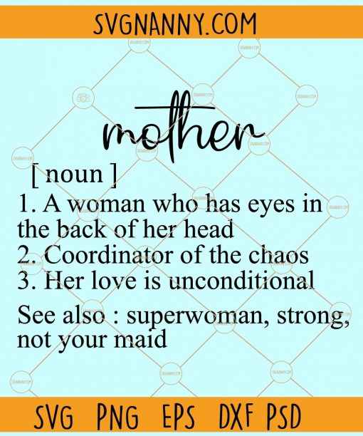 Mother definition svg