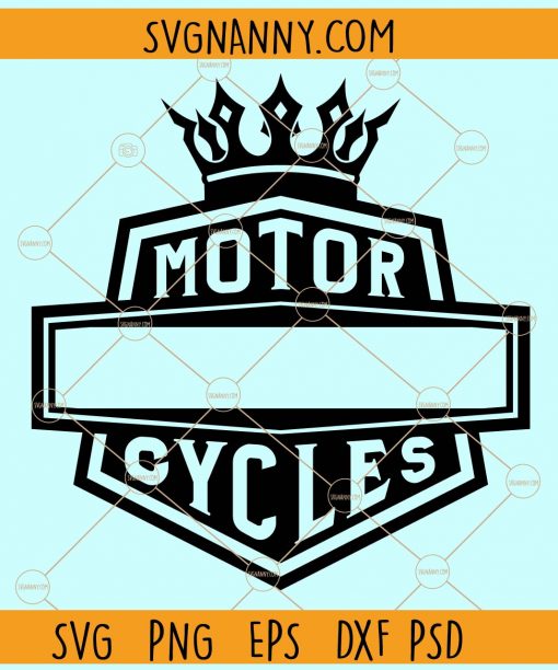 Motor cycles monogram svg