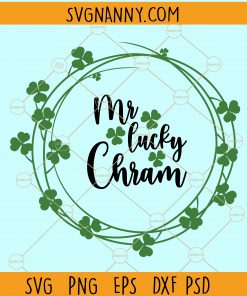 Mr. Lucky charm svg