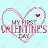 My first Valentine's day svg