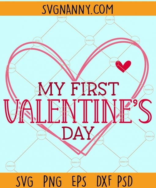 My first Valentine's day svg