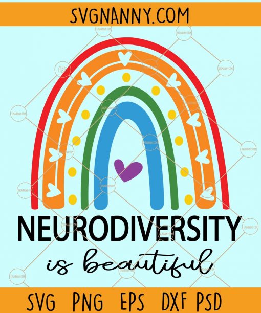 Neurodiversity is beautiful svg