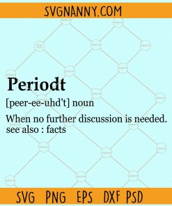Periodt definition svg