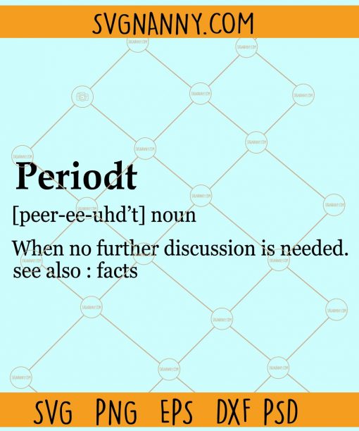 Periodt definition svg