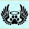 Pet memorial clipart svg