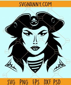 Pirate woman svg