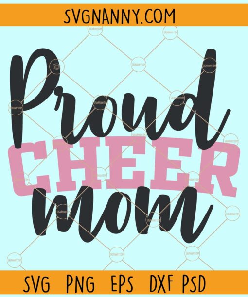 Proud cheer mom svg