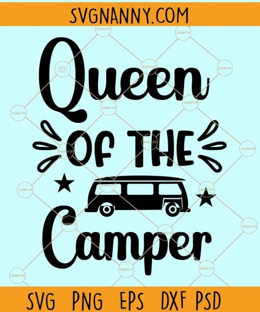 Queen of the camper svg