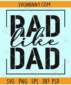 Rad like dad svg