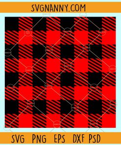 Seamless checkered buffalo plaid pattern svg