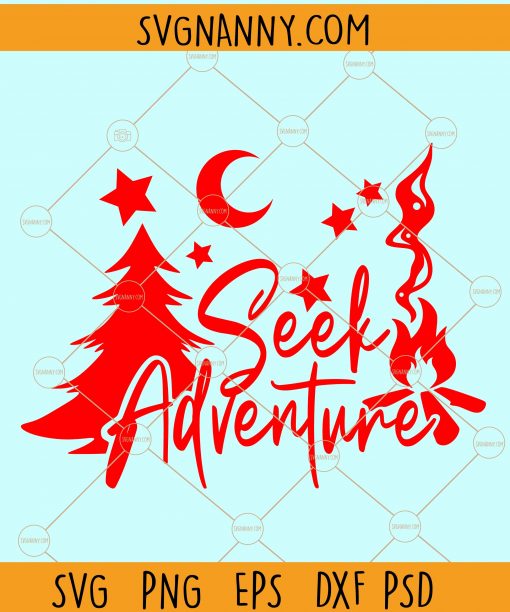 Seek adventure svg
