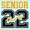 Senior class of 2022 svg