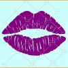 Sexy kiss lips svg