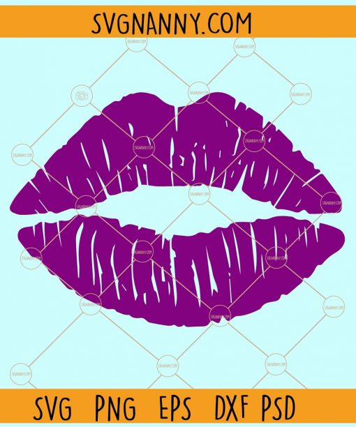 Sexy kiss lips svg