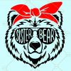 Sister bear bandana svg