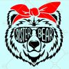 Sister bear bandana svg