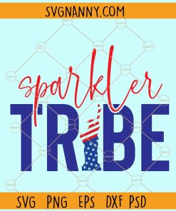 Sparkler tribe with Statue of Liberty svg