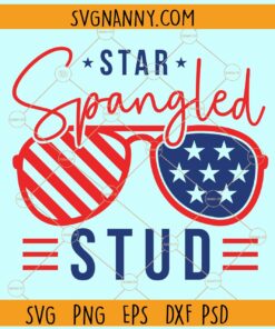 Star spangled stud svg