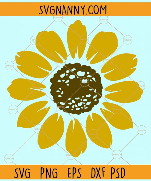Sunflower Clip Art svg