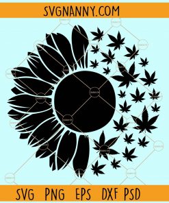 Sunflower weed svg