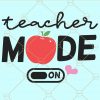 Teacher mode svg