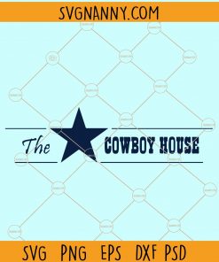 The cowboy house svg