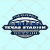 The farewell Texas stadium svg