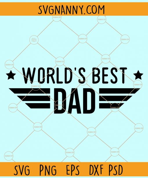 World's best dad svg