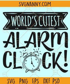 World's cutest alarm clock svg